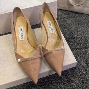 Jimmy Choo patent leather Rosalia pump
